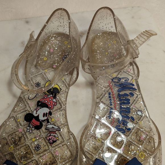 Disney "Minnie's Sweet Shop"Jelly Sandals 2-3 Big Kid VGUC - Picture 7 of 13